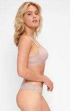 Elegance Thong (Bark)  Available in size 2XL only - Not Just Bras