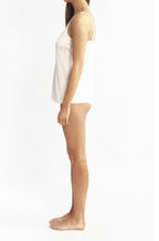 Black silk camisole lingerie by Love and Lustre, sizes 10, 12, and 14 available.