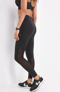 Black Panache Ultra Adapt sports leggings with a flexible fit, ideal for activewear, available in size 12.