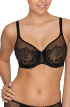 PrimaDonna Divine Venus Semi-Sheer Underwire Bra - Black - Not Just Bras