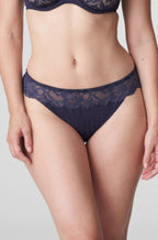 PrimaDonna Madison G-String in Bleu Bijou, luxury lace thong style, size 2XL