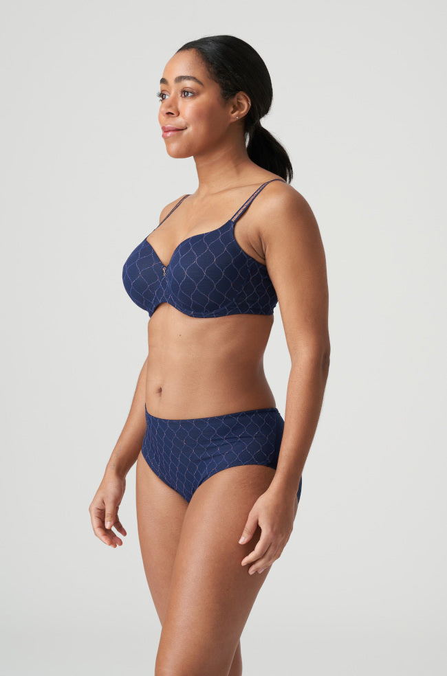 Chryso Twist Brief (Sapphire Blue) Available in size 3XL only - Not Just Bras