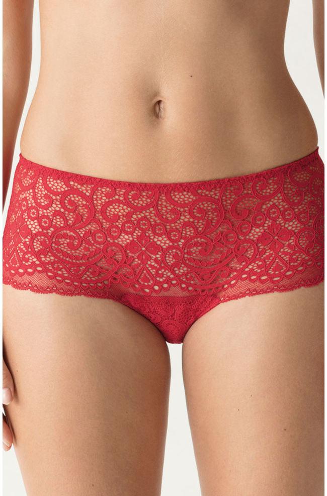 PrimaDonna I Do Hotpants Scarlet Red - Semi-Sheer Boyleg XS - Not Just Bras