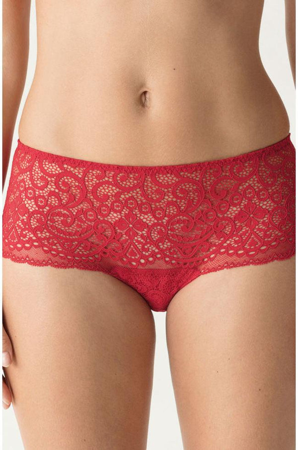 PrimaDonna I Do Hotpants Scarlet Red - Semi-Sheer Boyleg XS - Not Just Bras