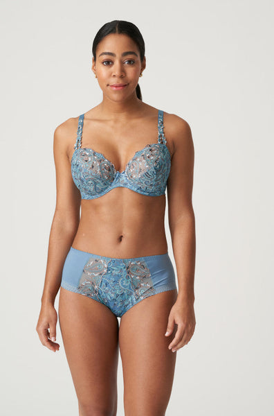 Alalia Deep Plunge UW Balcony Bra (Autumn Blue) Available in size 10DD only