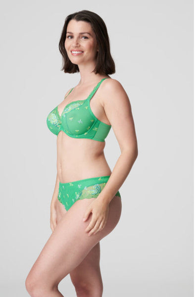 Palace Garden Luxury Thong (Lush Green)  Available in sizes XL-2XL only