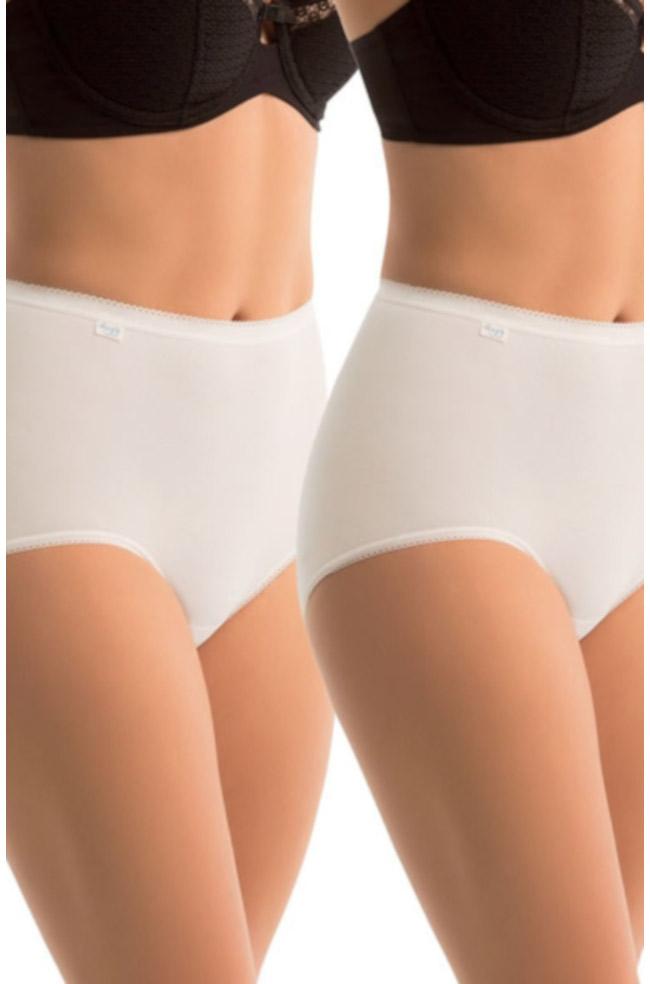 Triumph Sloggi Full Brief in black, white, or fresh powder, size 12, soft cotton blend, seamless design.
